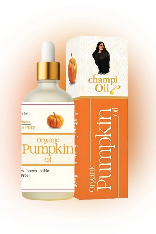 Organic Pumpkin Seed Oil – 100% Pure Cold-Pressed Oil for Hair Growth, Glowing Skin & Heart Health