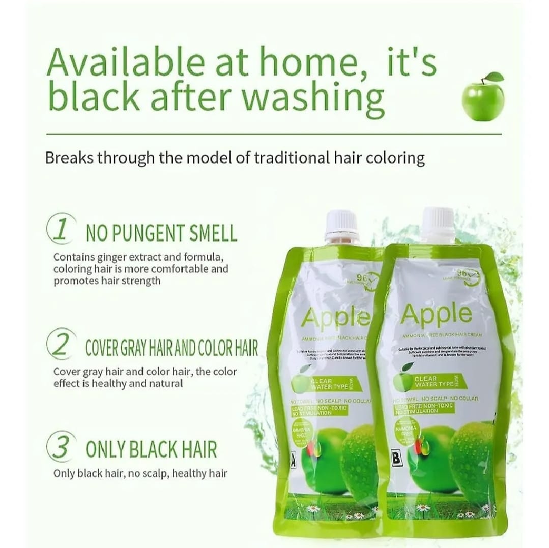 Apple Hair Color 200ml – Dark Brown